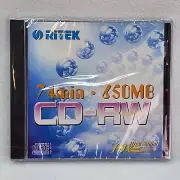 Ritek CD-RW 650MB 74 min Sealed CD Rewritable Disc 10x High Speed NEW OLD STOCK