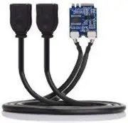 System-S Adapter M.2 Key A+E to 2 x 2.0 Type A Female