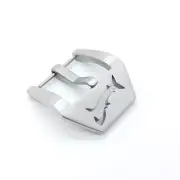 22 mm Silver Hollowed Shark Stainless Spring Bar Pin Buckle For Band Strap Watch