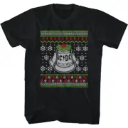 ACDC Mens T-Shirt New Merry Bells Chirstmas Licensed 100% Black Cotton SM - 5XL
