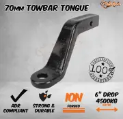 Trailer Car Tow Bar Tongue 6" Drop Suit 70mm Tow Ball 4.5T Rating Car towbar 4WD