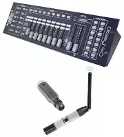 Chauvet DJ OBEY40 192-Ch Wireless DMX MIDI Light Controller+Receiver+Transmitter
