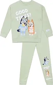[Bluey] Sweatshirt And Pants Set | Boys Sweatshirt and Pants Co Ord Set | Ages 2T to 8 | Official Merchandise