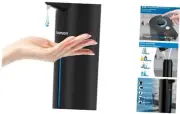 Automatic Soap Dispenser Touchless,Simple Physical Adjustment Hand Bright Black