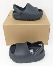 NEW Adidas Yeezy Slide / Sandal - INFANT ONYX (Black) HQ4118 - Size 6K