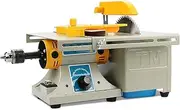 Mini Table Saw, Miniature Precision Table Saw, DIY Jewelry Lapidary Equipment, Rock Crusher Polishing Machine Benchtop Buffer 0-10000r/min, with Flexible Shaft