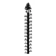 Functional 24 Inch Snow Gauge for Accurate Measurement of Winter Snowfall