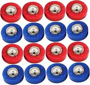 Happyyami 16pcs Tabletop Curling Game for Boys and Girls Sliding Beads Fun Indoor Shuffleboard Pucks for Improve Hand-Eye Coordination and Sturdy Design