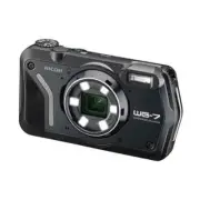 RICOH WG-7 Toughness Compact Digital Camera BLACK 20.0MP Waterproof NEW