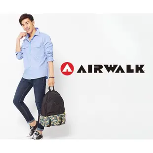 【美國 AIRWALK】 運動迷彩大容量後背包 紅/紫色_背包族