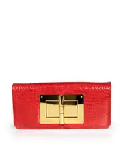 Red Alligator Natalia Convertible Clutch