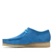 Clarks Men's Wallabee Shoe 8 Bright Blue