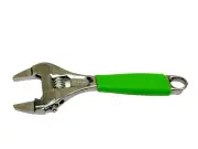 Snap On Tools NEW ADHWS6G Green 6'' Slim Adjustable Wrench Smooth Jaw