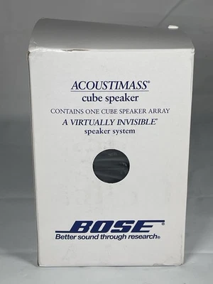 Bose Double Cube Speaker Lifestyle Acoustimass Brand New