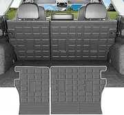 powoq Compatible with 2020-2024 Subaru Outback Backrest Mats TPE All Season Cargo Liner Trunk Mat Replacement for 2020 2021 2022 2023 2024 Subaru Outback Accessories (Rear Backrest Mat), (SO01)