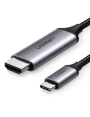 UGREEN Type C to HDMI Male to Male Cable Aluminum Shell 2m (Gray Black) 50571