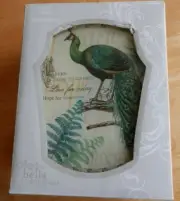 Bella Boutique Peacock Nightlight made by Gift Craft New In Box. Great Gift Idea