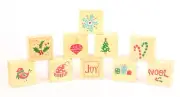 Christmas Stamp Grab Bag #5 (set of 10 Christmas stamps)