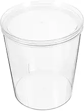 TIDTALEO Moisture-proof Rice Storage Reusable Airtight Container for Cereal Small Grain Bucket Lid