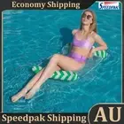Floating Bed Inflatable Mattress Swimming Pool Beach Water Lounges (Green) AU
