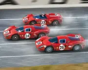 Scalextric 4391A 1:32 Triple Pack 1967 Daytona 24 3x Ferrari 412P Limited