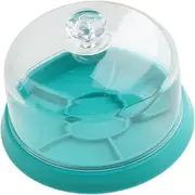 [Dickly] Watch Parts Dust Cover Watch Movement Holder Transparent Container Storage Box Protector for Component Repair Tool Screw