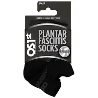 在飛比找Yahoo奇摩購物中心優惠-OS1st-FS4高性能足弓襪船型襪(黑色一雙)