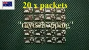 20 Packets =100pcs Silver Screen Metal Mesh Steel Filters