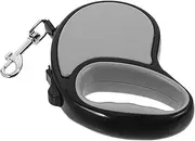 ROMISBABA Retractable Dog Leash Automatic Telescopic Traction Rope with Lock Braking System Handle for Easy Gripping for Pets Black