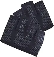 ARTSEWPLY Grip Exercise Gloves Weight Lifting Gloves Sport Gym Hand Weightlifting Men Large Compression Wrist Sweaty Working Resistant Enhanced Athletic Breathable Support Nylon Black