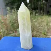 735g natural smoky citrine obelisk quartz crystal point healing gift