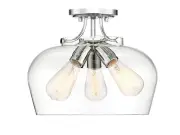 Savoy House 6-4035-3 Chrome Octave 3-Light 13"W Semi-Flush Ceiling Fixture