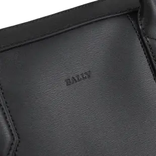 BALLY 6302603 LANDONN 烙印LOGO牛皮兩用公事包.黑