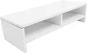 OKUMEYR Monitor Stand Riser Desktop Computer Shelf for Efficient Storage Height Elevation Sturdy Design for Office Setup