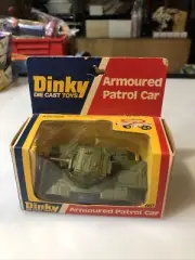 DINKY 667 ARMOURED PATROL CAR. MINT MODEL IN ORIGINAL WINDOW BOX.