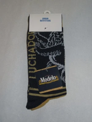 Modelo 2-Pack Crew Socks OSFM Navy Blue / Yellow NEW!