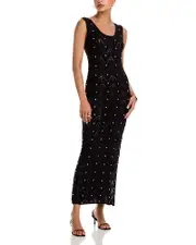 Generation Love Vincent Rhinestone Pointelle Knit Dress
