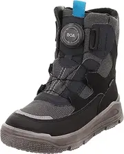 [Superfit] Mars Warm Lined Gore-Tex Snow Boots, Black/Light Grey 0070, 29 EU Wide, Black Light Grey 0070, 29 EU Weit