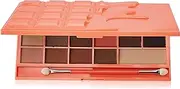 Makeup Revolution I Love Chocolate # chocolate and peach eye shadow palette -MAKEUP REVOLUTION-