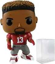 POP Football: Giants - Odell Beckham Jr Funko Vinyl Figure (Bundled with Compatible Box Protector Case), Multicolor, 3.75 inches
