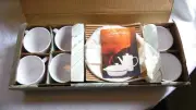 NEW SET WITH BOX OF 6 Cup and Saucer Noritake Progression Mardi Gras #9019