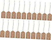 Anneome 100 Sets Bottle Shaped Paper Tags Blank Hanging Present Tags for Weddings DIY Decor and Party Favors Writable Cards for Flowers and Scrapbooking