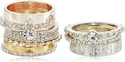 [GUESS] Ring Update Women's Stackable Ring Set of 9, Multi, 7