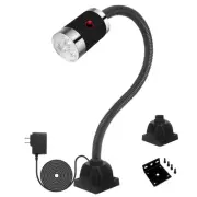 Work Light, Gooseneck LED Machine Light, Work Light with Screw-Fixed Base, Hi...