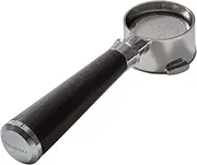 VALUEPRO bottomless portafilter 54mm for Breville, stainless steel bottomless espresso portafilter with basket and solid wood handle compatible with Breville Bambino/Barista/Infuser