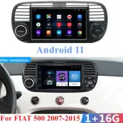 7'' Android 11 Car Stereo Radio GPS WIFI Head Unit 1+16GB For Fiat 500 2007-2015 (for: Fiat)