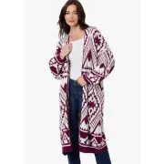 Wrangler Balloon Long Sleeve Open Cardigan Size Large/XL NWT Retro Coat
