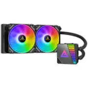[Symphony 240 ARGB] Symphony 240mm ARGB Advanced Liquid CPU Cooler, PWM LED Fan, PTFE Tubing
