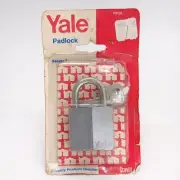 NOS YALE Padlock Keyed Vintage Lock Hardened Steel
