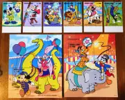 SIERRA LEONA DISNEY 1996 CIRCO 6 VALORES + 2 HOJITAS BLOQUE NUEVOS MNH